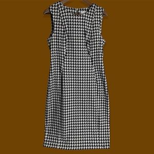 NWT Calvin Klein Houndstooth Contour Mini dress